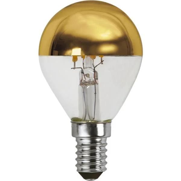 LED Lamp E14 P45 Top Coated Golden