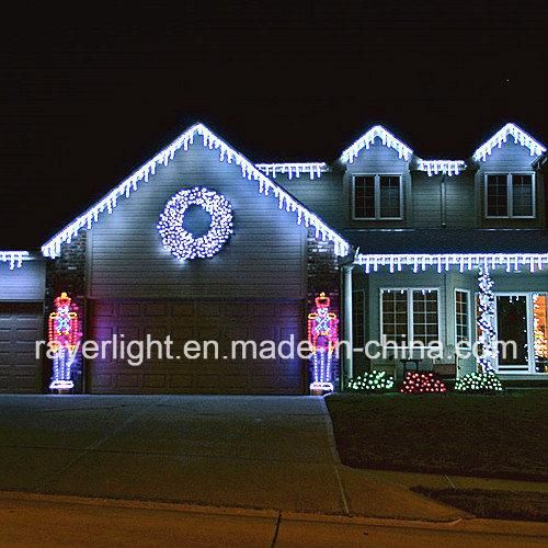 LED Icicle Lights for Outdoor Lighting Project Festical Light Eave Decoration