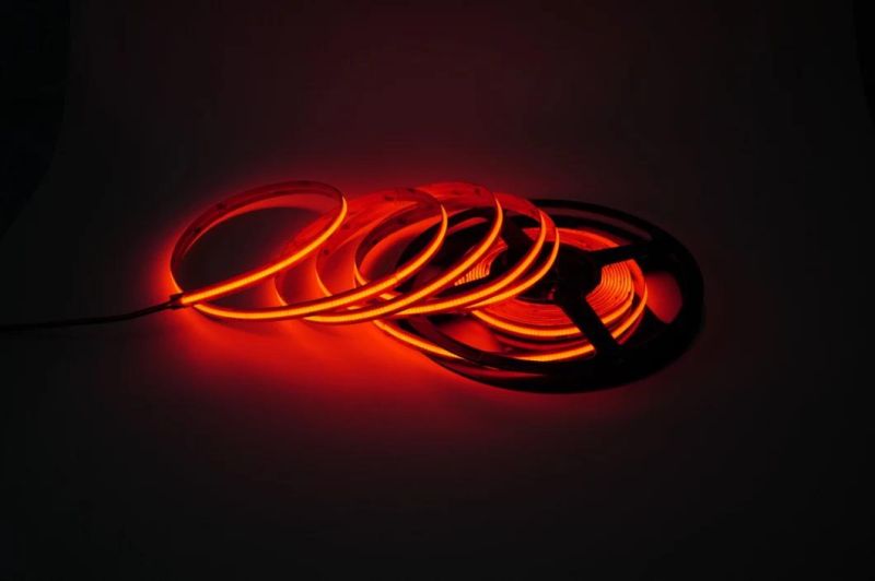 IP67 Single Color Red COB LED Strip 480LEDs/M