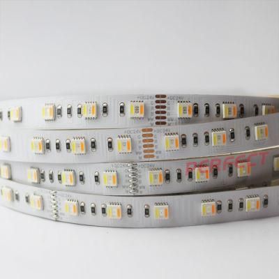 30LEDs/M SMD5050 DC12V RGB+CCT Rgbww 5in1 Flexible LED Strip