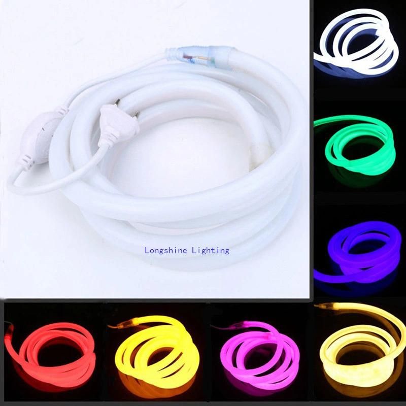 24V 360-Degree Glow Purple LED Neon Light for Outdoor Decoration