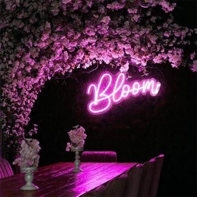 Party Decoration Bloom Neon LED Light Sign Art Light for Girls Gift
