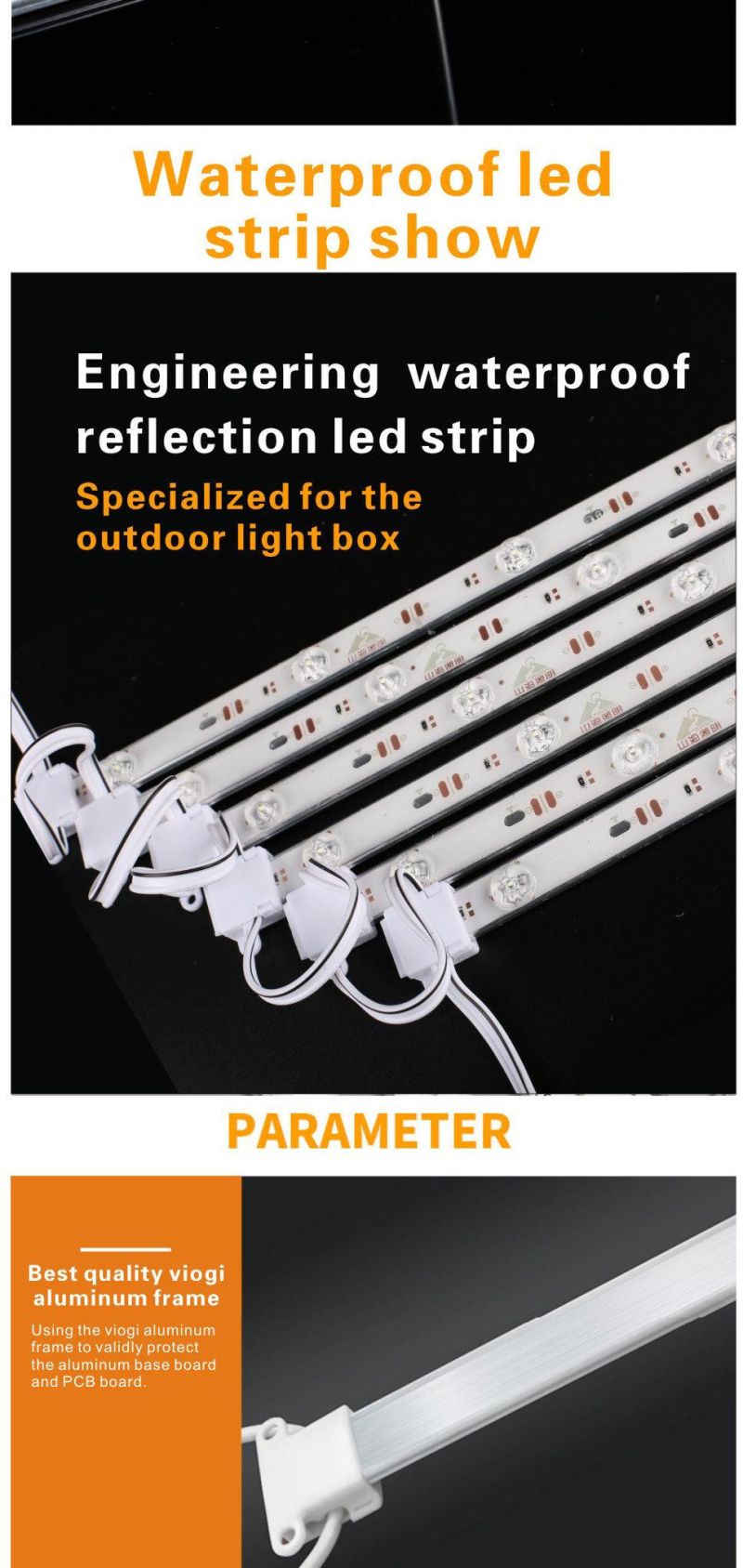 12V 24V SMD2835 3030 Outdoor Light Box Use Rainproof IP65 LED Strip Light