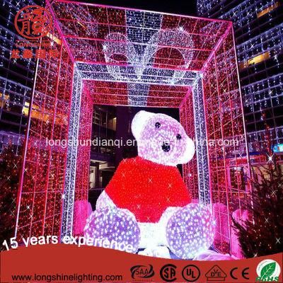 LED 6m/8m IP65 Teddy Bear 3D Christmas Light