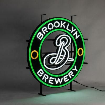 Custom Hey Cheers Alcohol Brands Custom Metal Signs LED Neon Signage Light LED Beer Neon Sign
