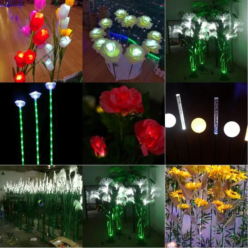 Outdoor LED Flower Lights for Garden, Wedding, Party Decoration