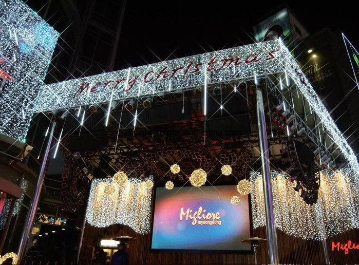 74cm Shower Tube Lights LED Hotel Decoration LED Meteor Shower Lights