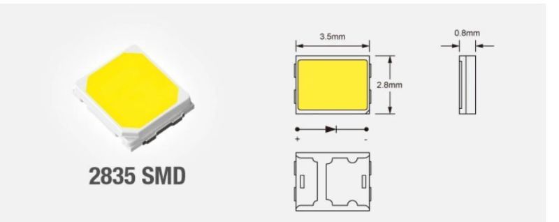 CE/RoHS/Lm-85 Approved Constant Current SMD2835 Flexible LED Strip Light with Green Color