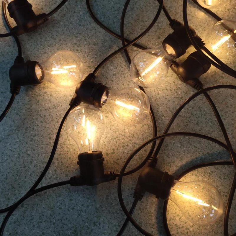 LED Solar String Lights Garden, IP65 Waterproof String Outdoor Patio Lights for Home, Garden, Terrace, Party, Christmas, Wedding, Warm White