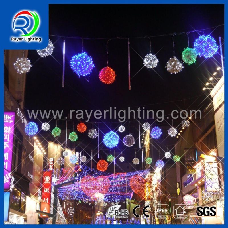 Avenue Winter Holiday Cross Street Lights Christmas Decorations