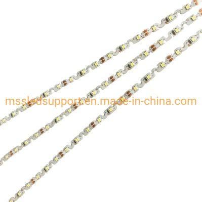 S-Type LED Strip Light Flexible 2835 12 Volt 60LEDs Ultra Thin Zigzag LED Light Strips for Non-Regular Curve Lighting