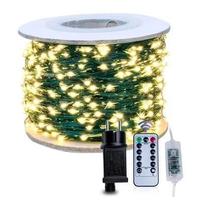 50m 100m Copper Wire LED String Lights Holiday Lighting Fairy Garland for Christmas Tree Wedding Party Decoration