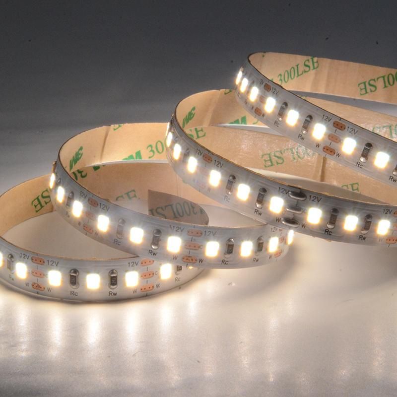 SMD2835 120LEDs/M CCT Adjustable LED Strip 12V 2in1 Flexible LED Strip Light