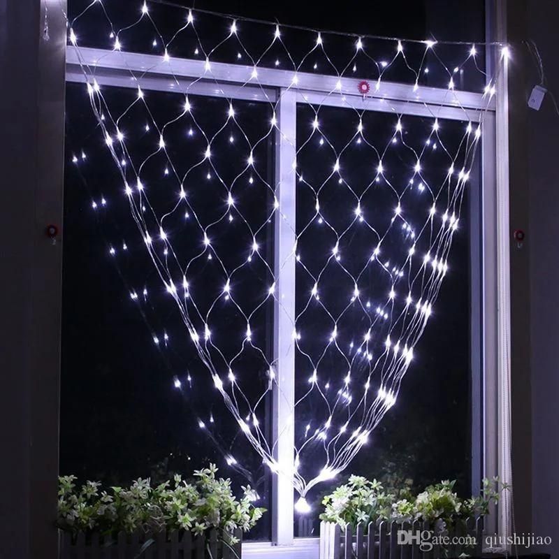 White Star Shape LED Net Lights for Building Decoration