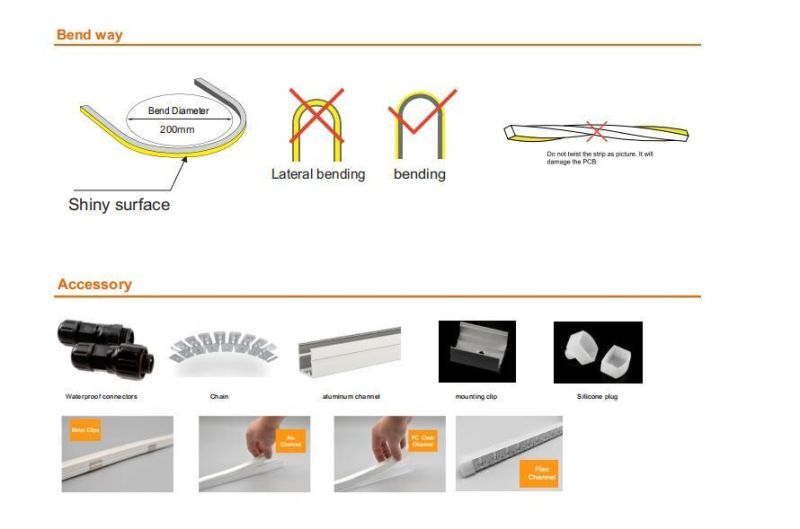 Big Size 30mm 360degree Beam Angle Dots-Free Extrusion IP65 Seamless Jointing Flexible LED Neon Tube Light