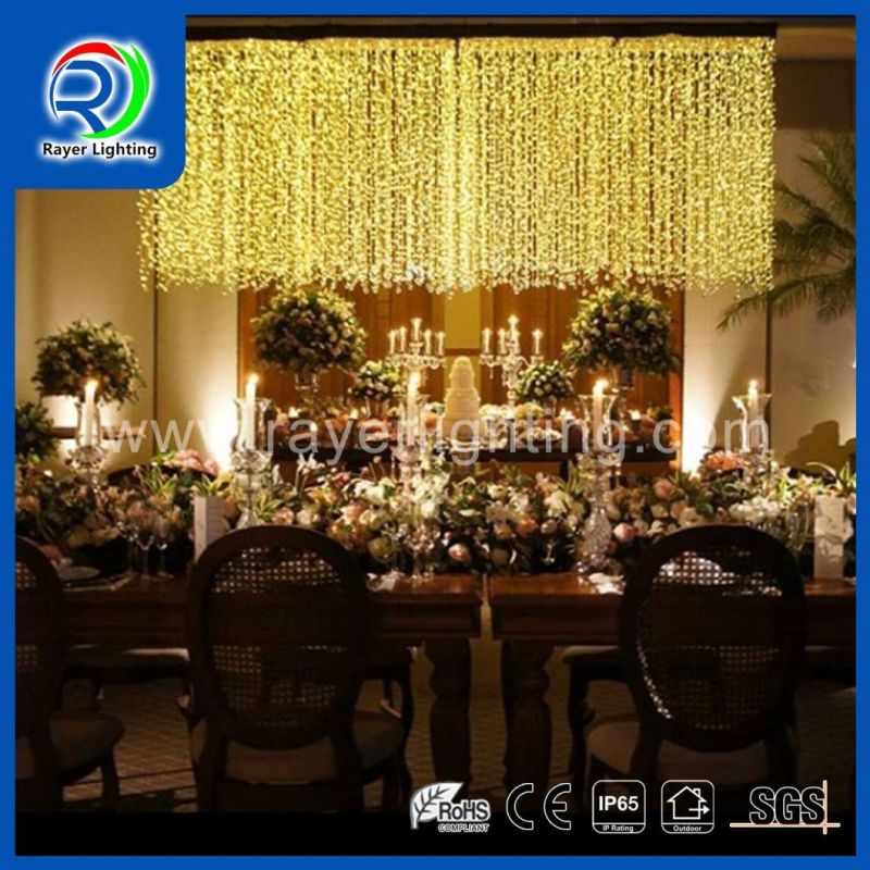 LED String Lights Multi Colors Christmas Wedding Hall Mall Decoration Lighting LED Curtain Light