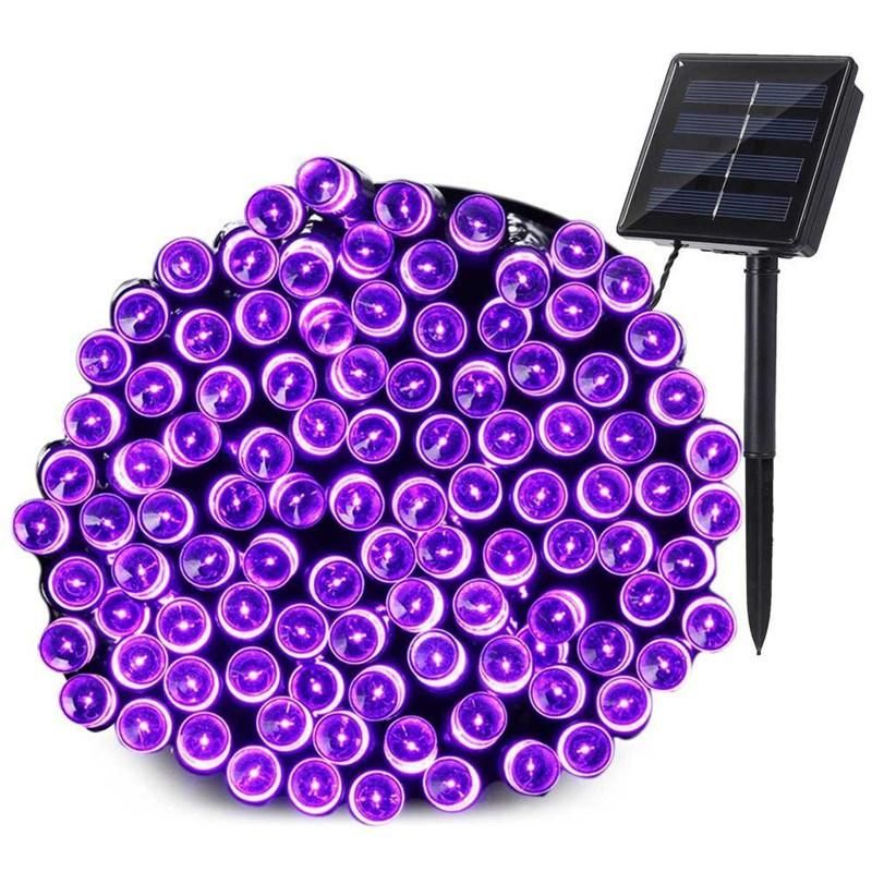 8 Modes 100/200 LEDs Solar String Light Outdoor Waterproof for Garden DEC Christmas Garland Solar Powered Lamp Fairy Strip Light