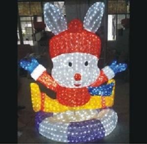 LED 3D Acrylic Christmas Lights for Shopping Mall Decoration