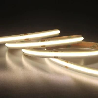 528LEDs/M DC24V COB Dual Color Strip Lights CCT 2700K-6500K Flexible COB LED Strip Light