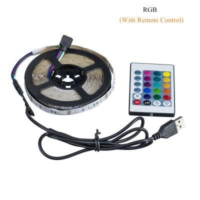 Flexible LED Strip Light USB Input 5V Rbg LED Light Bar 2835 Light Source