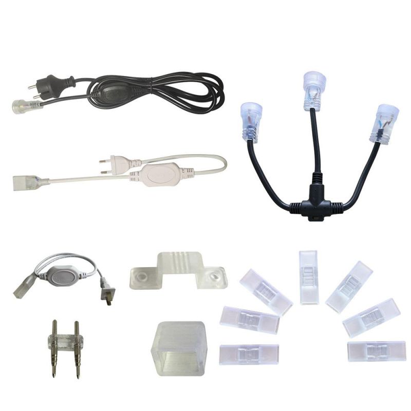 Male and Female Connection AC110V 127V 220V 230V 260V SMD 2835 144LEDs/M IP67 Waterproof Outdoor Application LED Strip Light