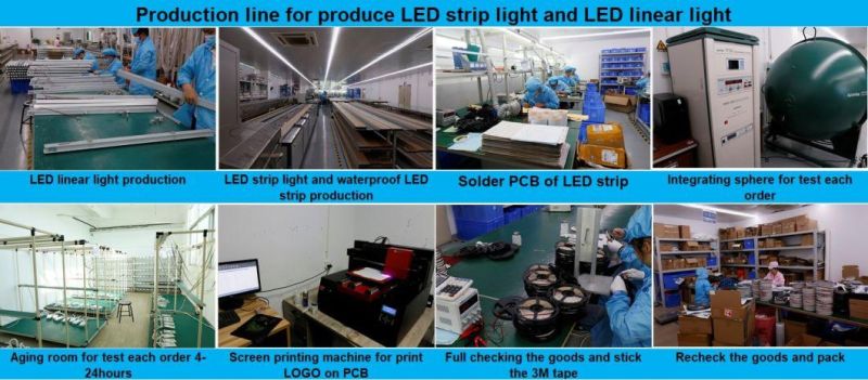 LED COB Strip Light No Lighting Spot for Al Profile 512chips/M LED Linear Light