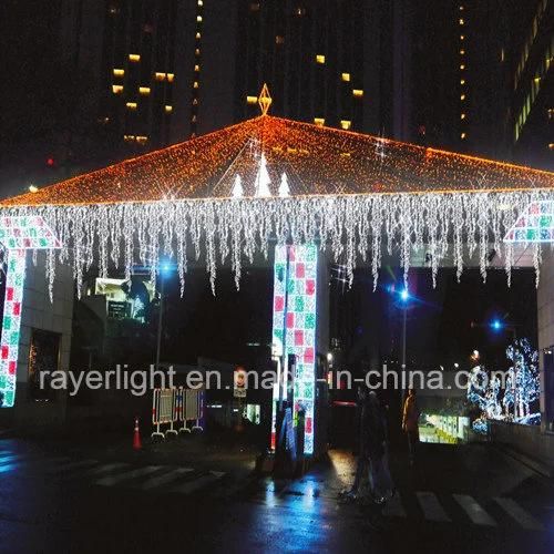 Outdoor Shopping Mall Commercial Decorations LED Icicle Lights