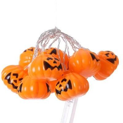 Holiday Pumpkin String Lights, Battery Operated String Lights for Halloween Decorations