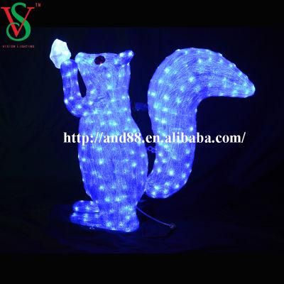 LED Outdoor Christmas Decoration Lights (acrylic squirrel)