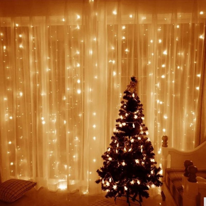 3X3m LED Fairy String Light LED New Year Christmas Garland