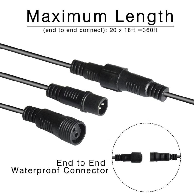 Festoon Cafe Light for Outdoor Patio Vintage Customized 7W E17 Clear St40 Edison Light Set