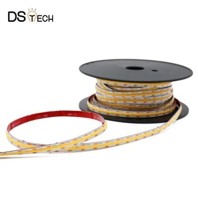 15.62mm Cut 9W 10W 12W DOT Free in Aluminum Profile COB LED Strip Light