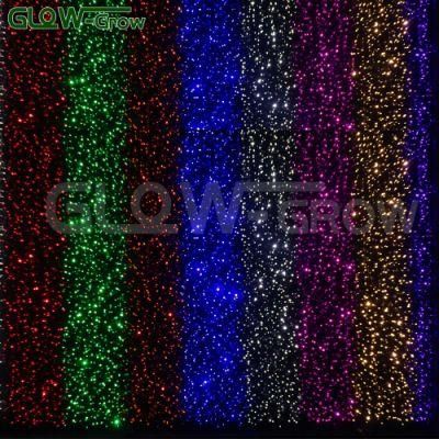 IP65 Outdoor Use 600LEDs Christmas LED Curtain Light with 9+1 Flash Bulb