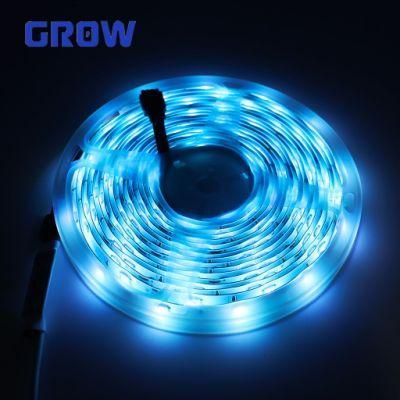 LED Strip Lights RGB Color Changing Strips Lights with Remote Control SMD 5050 Multi-Color Lights for Home 30PCS/M 5m/Roll IP65
