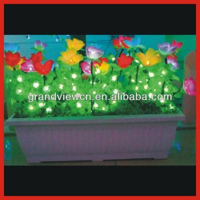 Colourful New Design for Decorative Office LED Light Flower with Pot
