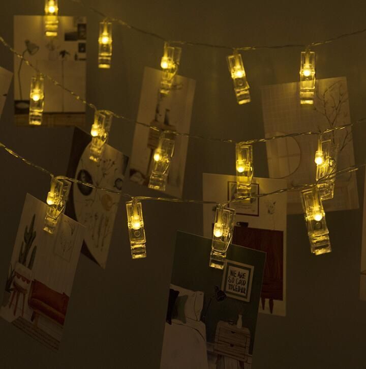 LED Creative Photo Clamping Lighting Strip