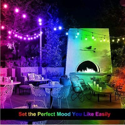 LED Changing RGB LED Bulb Solar Outdoor Fairy Solar LED String Light