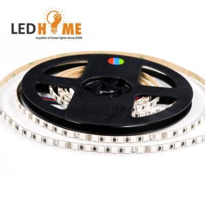 Mini RGB Strip Lighting 5mm Width SMD LED Strip 24V 8W 120 LED Chips/M