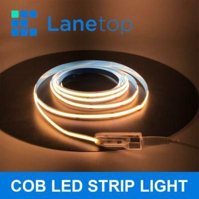 Short Dimmable COB LED Strip Lights for Room