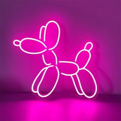 No MOQ Drop Shipping Home Decoration Advertising Neon Sign Custom High Quality Balloon Dog LED Neon Lighted Sign