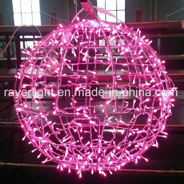 Customized Large Motif Ball Lights for Outdoor Christmas Decoration