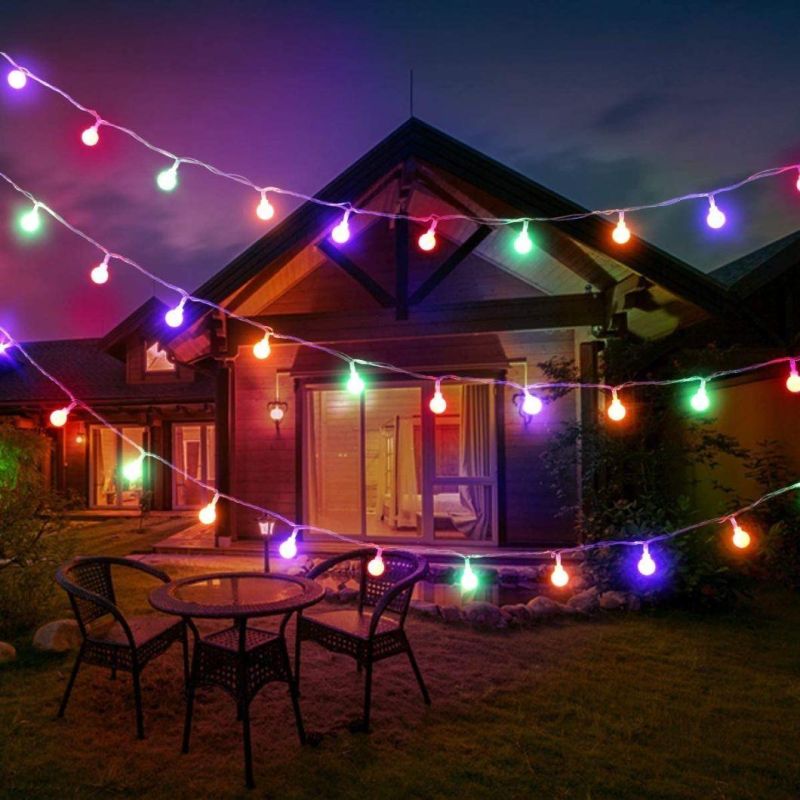 Multi Coloured Christmas Lights Plug in, 10m 100 LED RGB Fairy Lights