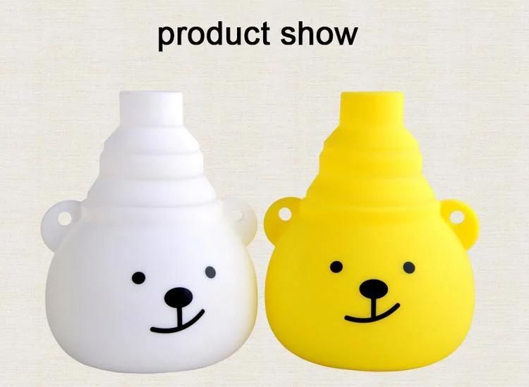 New Arrival 3D Night Light Colors Changeable Bear Shape Baby Choice Mini Size LED Kid′ S Toys Silicone Bedside Lamp for Children Baby