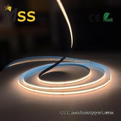 Non Waterproof 12V 24V Single Color Fob COB LED Strip