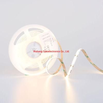 CRI90 24VDC 2700+6500K CCT Dimmable 320LEDs/M DOT Free COB LED Linear Strips with 140&deg; Beam Angle