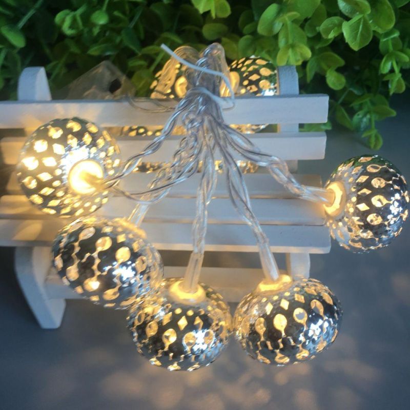 10 Silver Maroq Battery Operated LED Fairy Lights