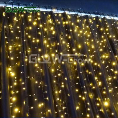 Christmas LED Curtain Light Holiday Light with T Connectors for Festival Project Decoration