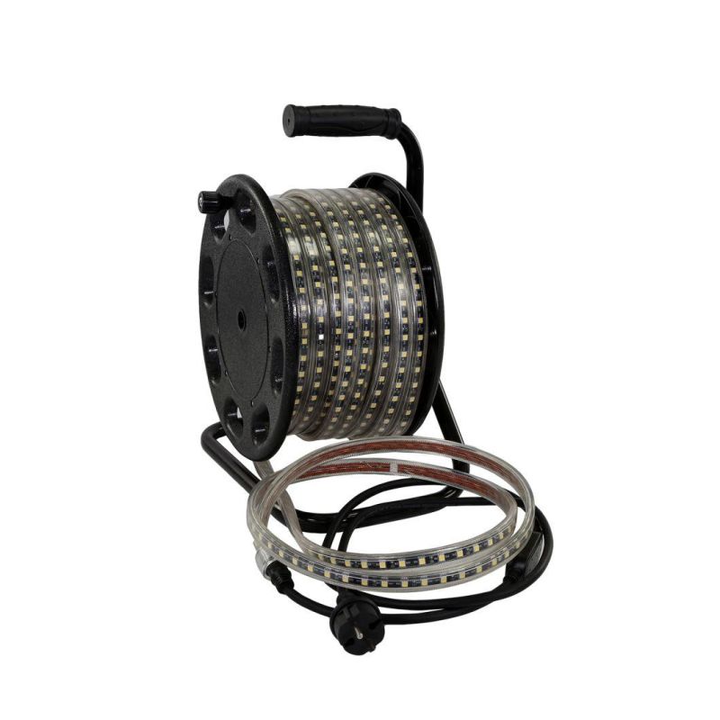AC230V SMD5050 Portable Outdoor Use LED Strip Light on a Drum for Construction Site Lighting Work Light 4000K