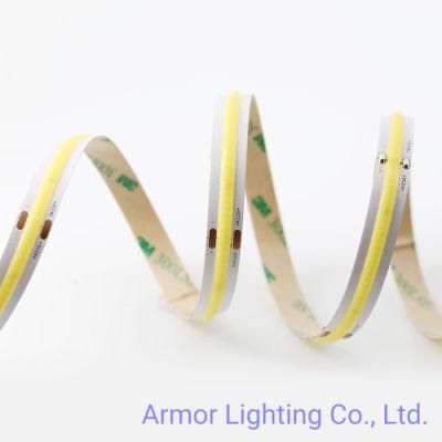 Dots-Free Silicone COB LED Strip Light 320LED 10mm CRI90 DC24V