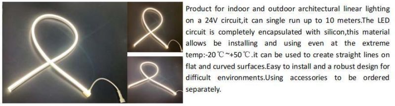 LED Neon Flex Side View CCT Adjustable 2000-6000K Dual Color Customization LED Strip Light